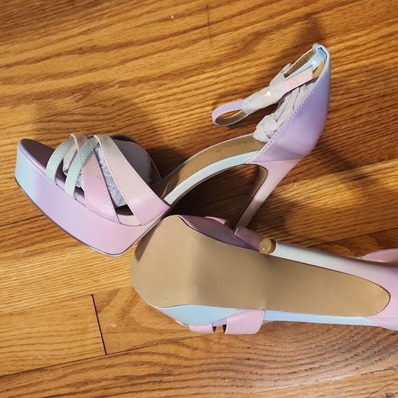 High 6" Stilleto Heel Pastel Ombre 10 NEW - Picture 7 of 7